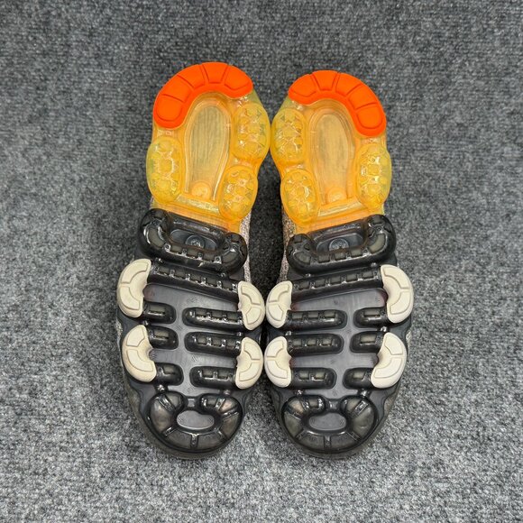 Nike Air VaporMax Flyknit‎ 3 Running Shoes Men\'s 8.5 Atmosphere Grey Orange Run